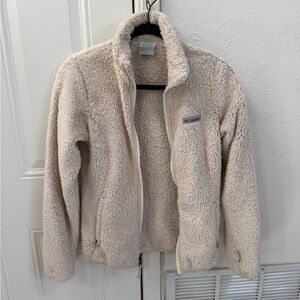 Columbia cream Fleece Jacket